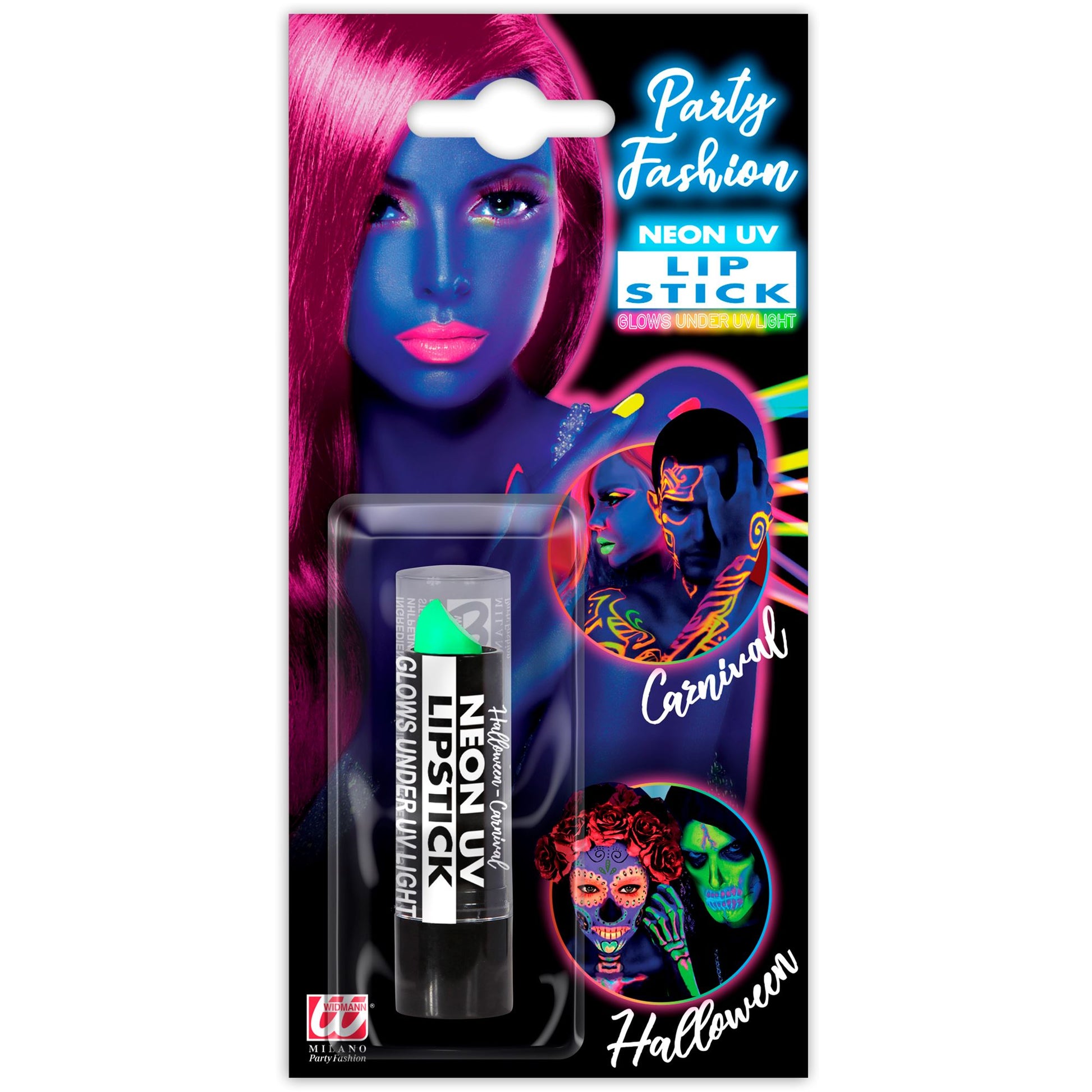"NEON GRÜNER LIPPENSTIFT" - 6 ml – Vorderansicht