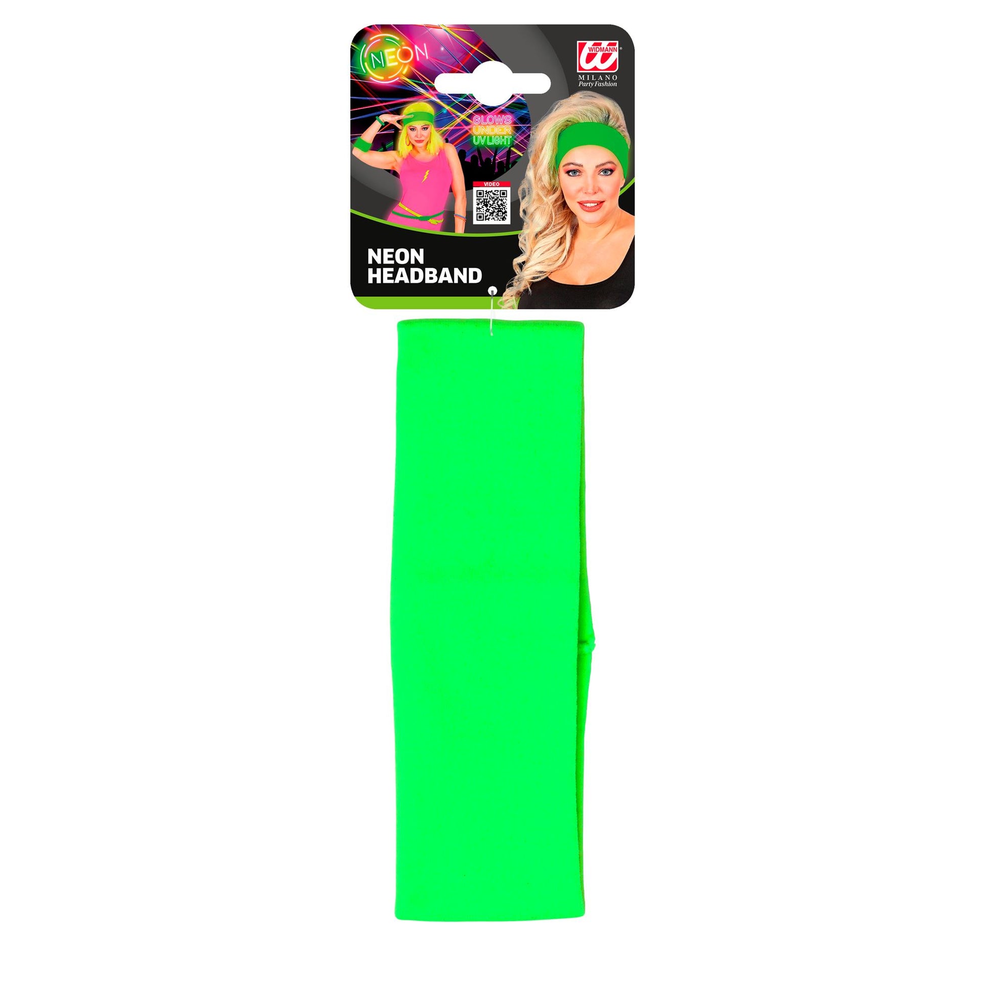 "NEON GRÜNES STIRNBAND" – Ansicht 3
