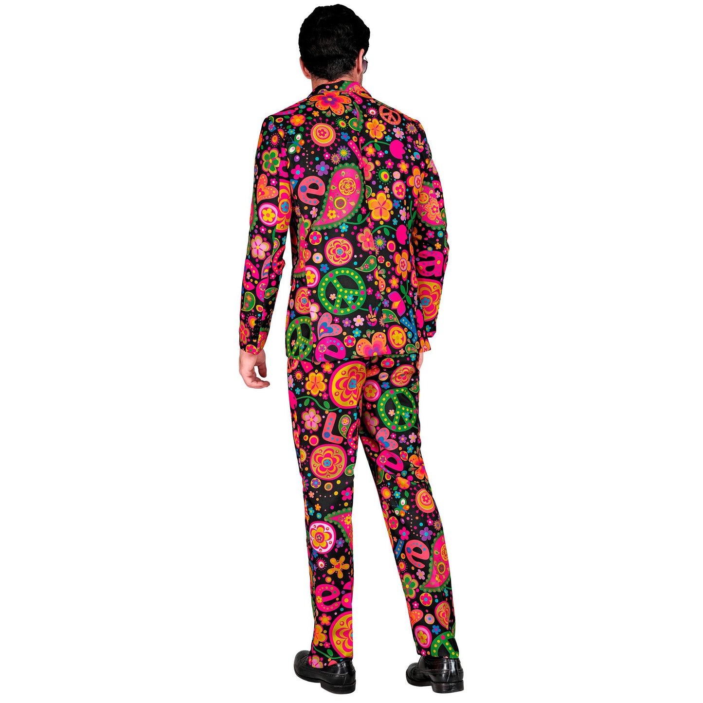 "NEON HIPPIE PARTY FASHION ANZUG" (Jackett, Hose) – Ansicht 5