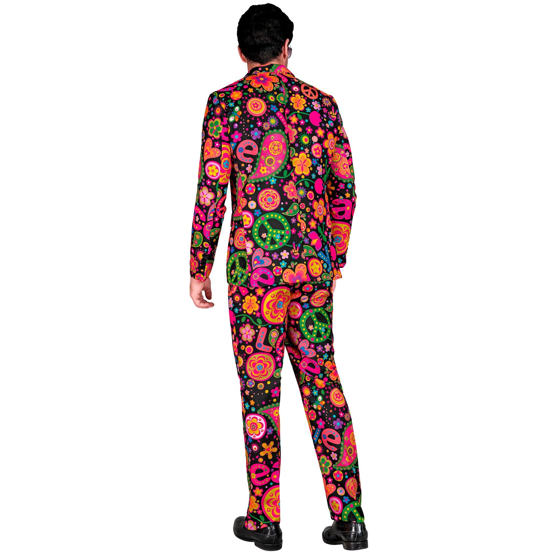 "NEON HIPPIE PARTY FASHION ANZUG" (Jackett, Hose) – Ansicht 6