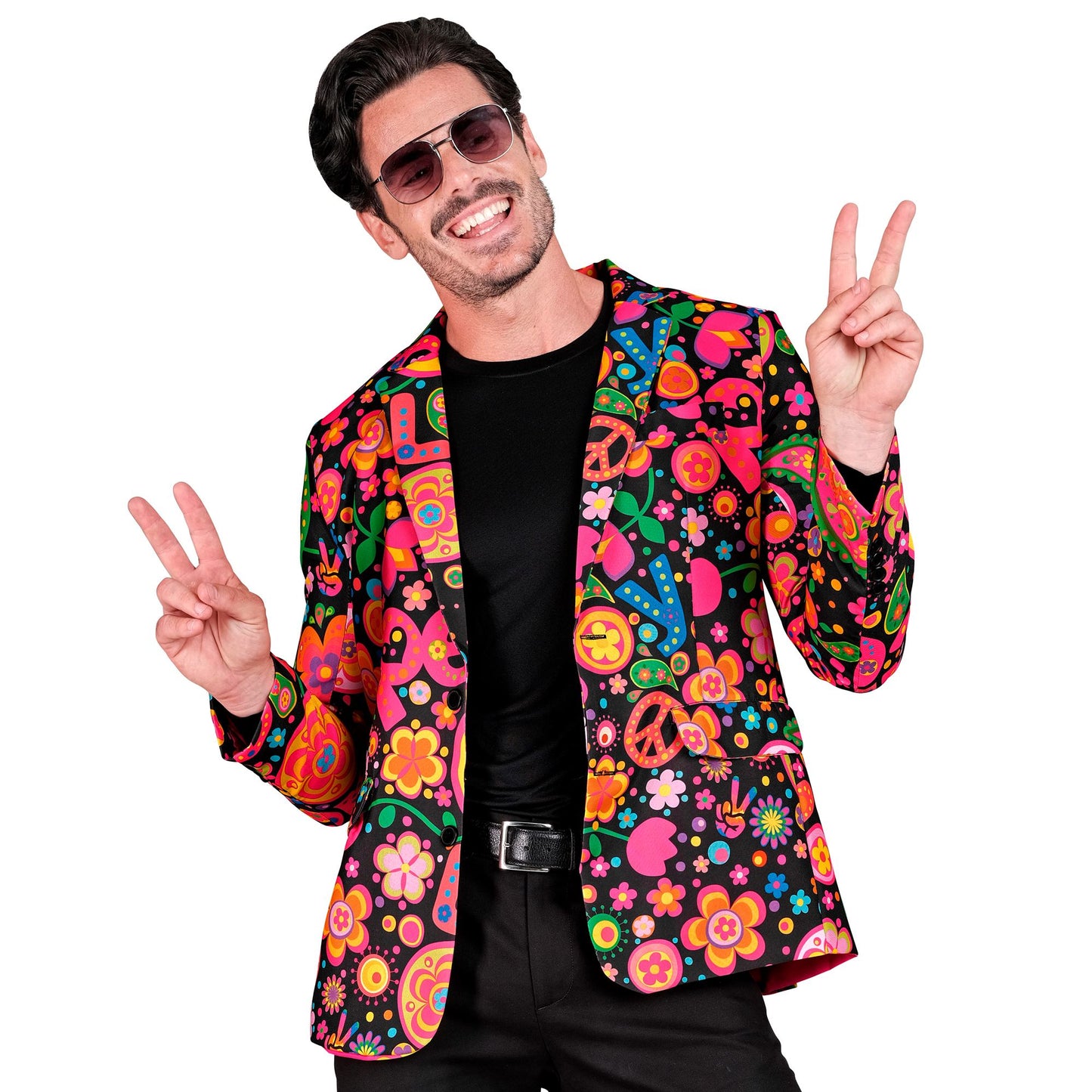 "NEON HIPPIE PARTY FASHION JACKETT" (Jackett) – Ansicht 3