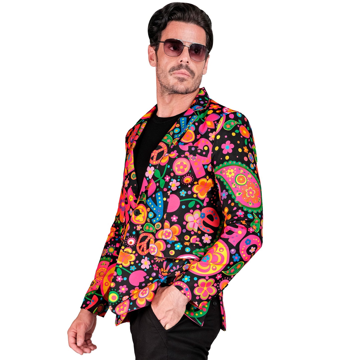 "NEON HIPPIE PARTY FASHION JACKETT" (Jackett) – Ansicht 4