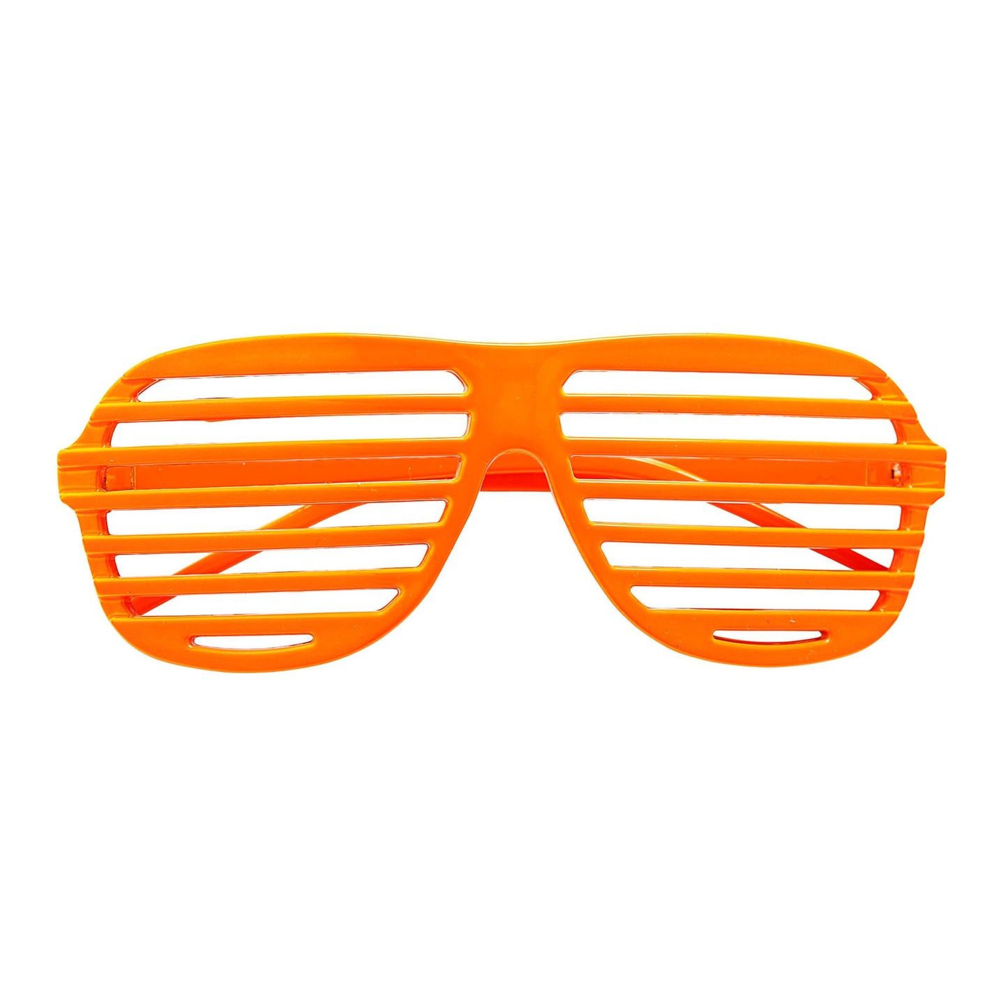 "NEON ORANGENE ATZENBRILLE" – Detailansicht