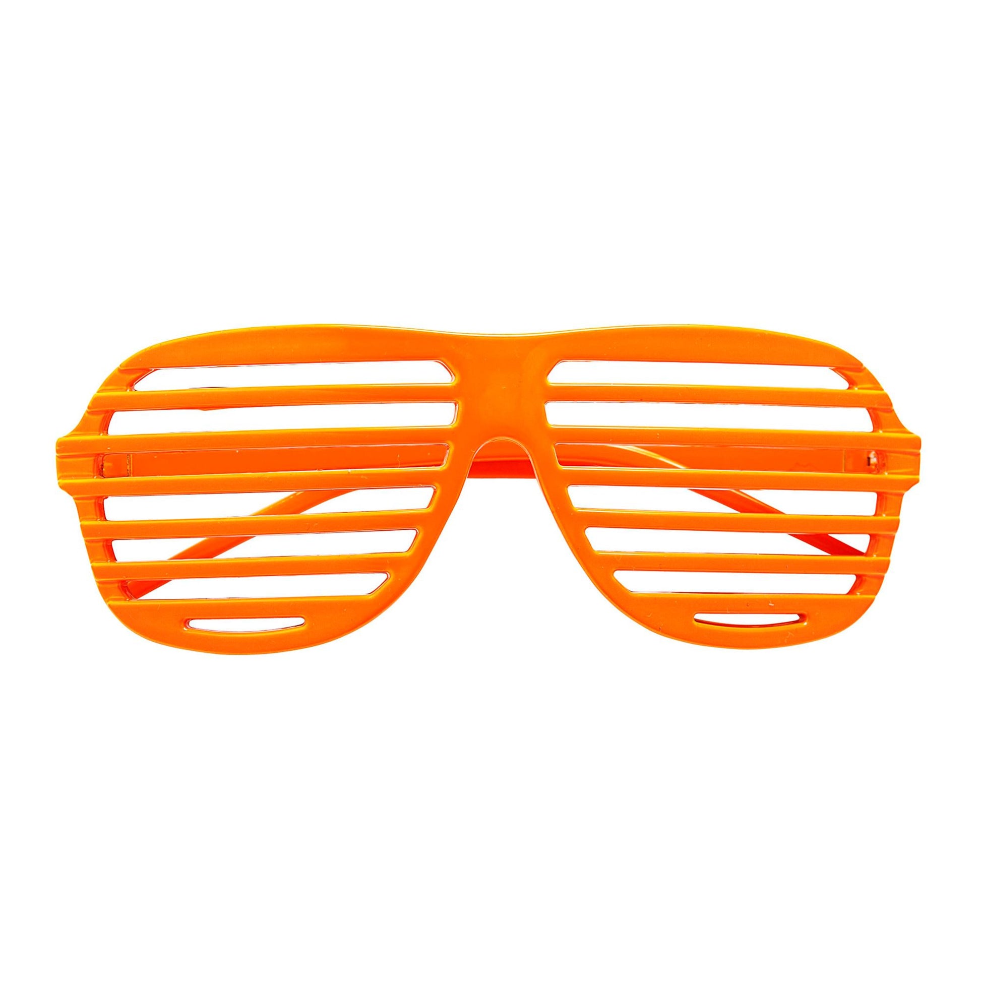 "NEON ORANGENE ATZENBRILLE" – Detailansicht