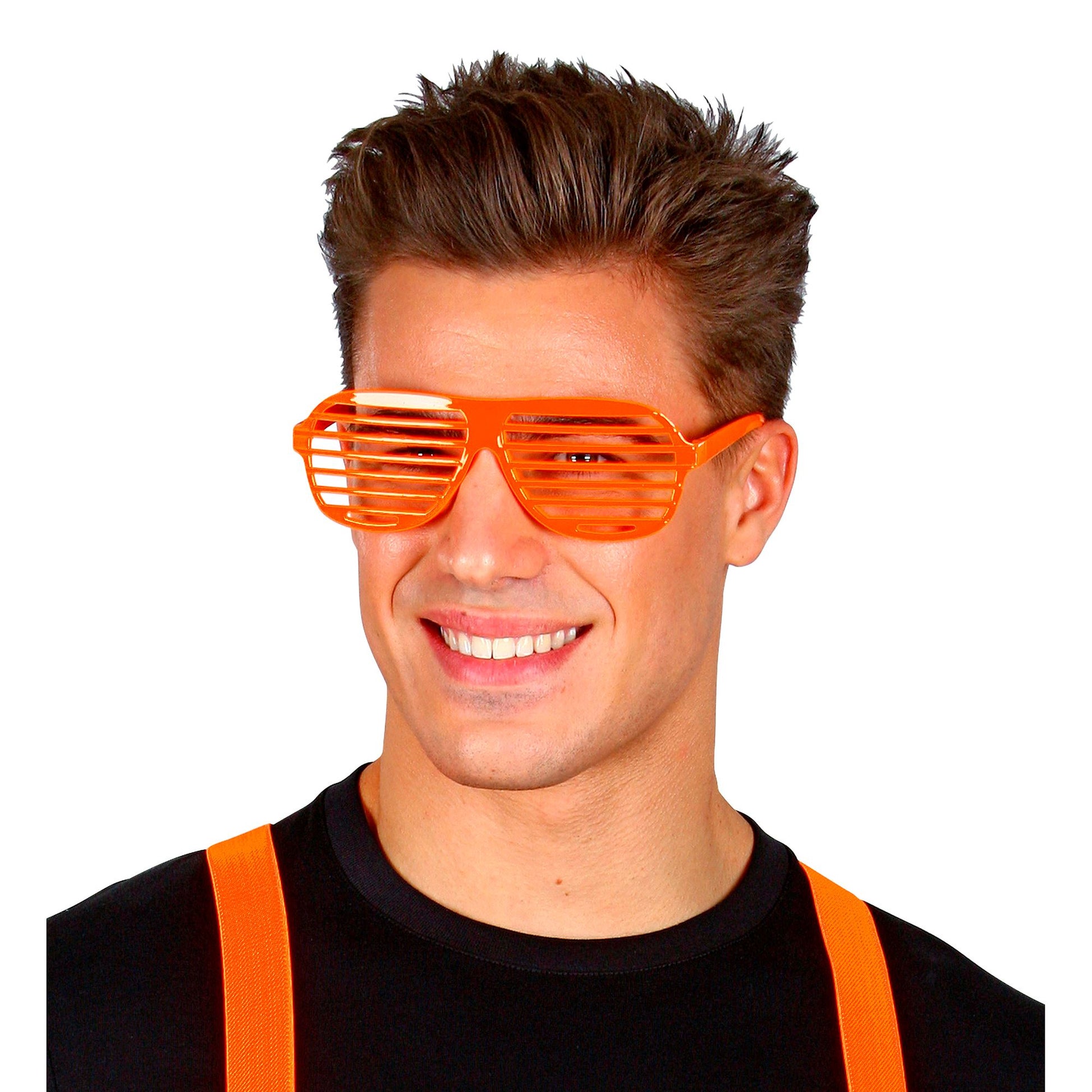 "NEON ORANGENE ATZENBRILLE" – Ansicht 4