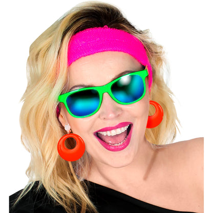 "NEON ORANGENE OHRRINGE" – Ansicht 4