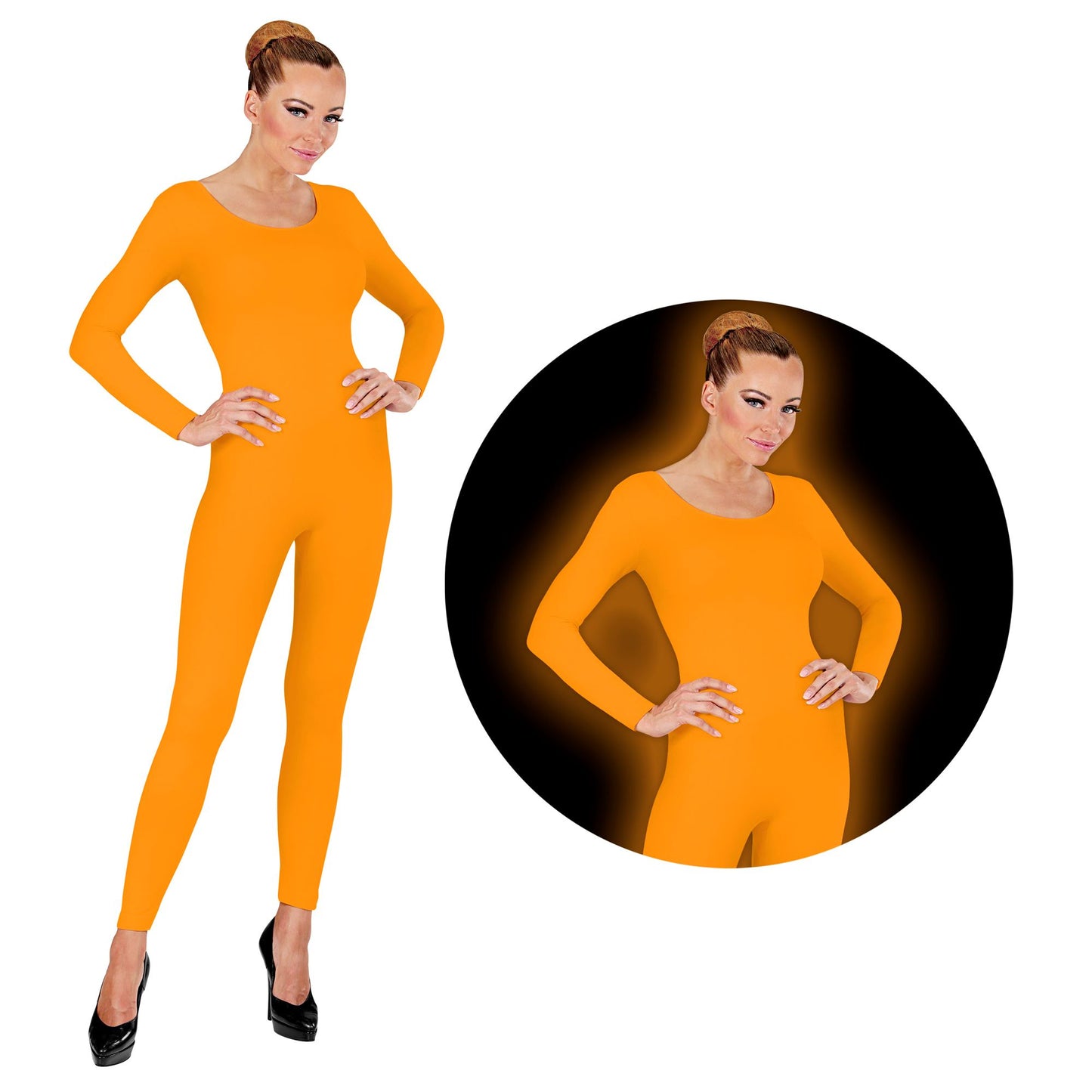 "NEON ORANGENER BODY" – Detailansicht