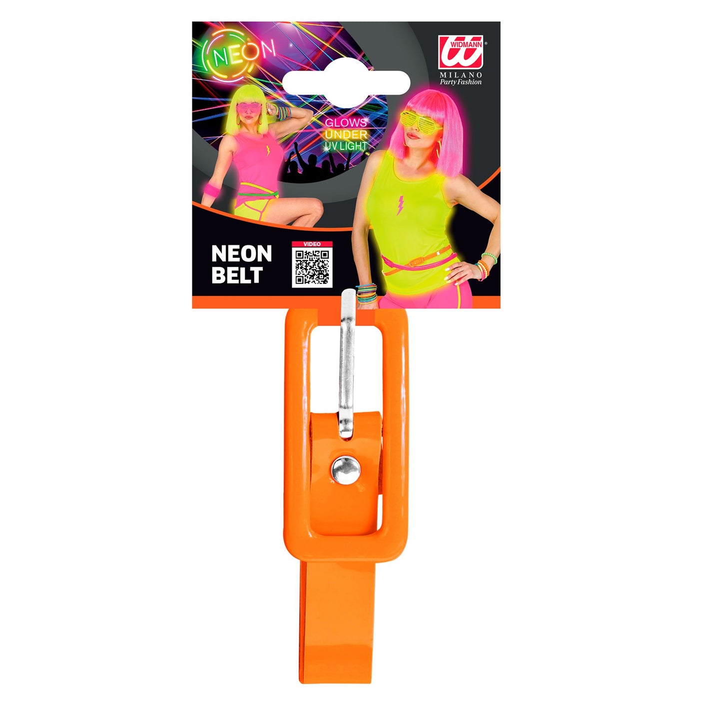 "NEON ORANGENER GÜRTEL" – Ansicht 3