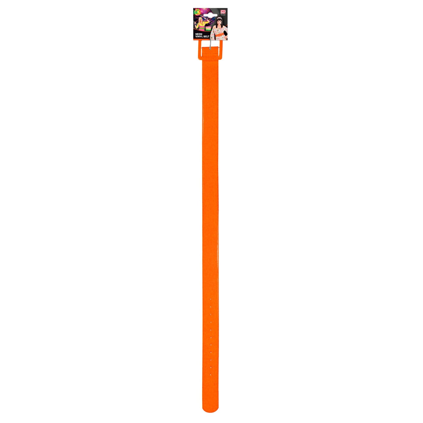"NEON ORANGENER VINYLGÜRTEL" – Ansicht 3