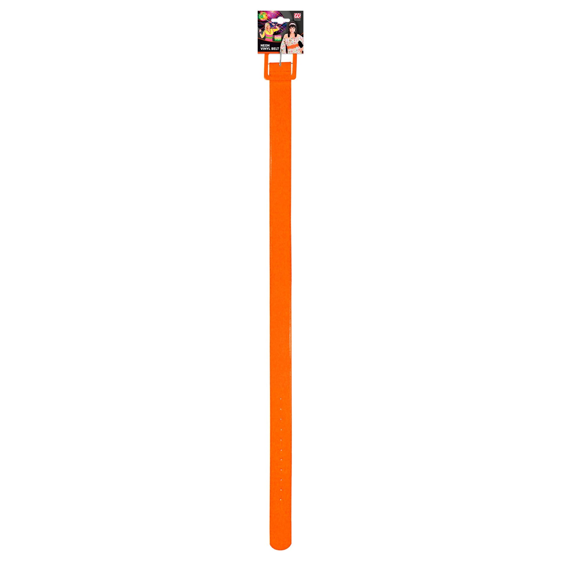 "NEON ORANGENER VINYLGÜRTEL" – Ansicht 3