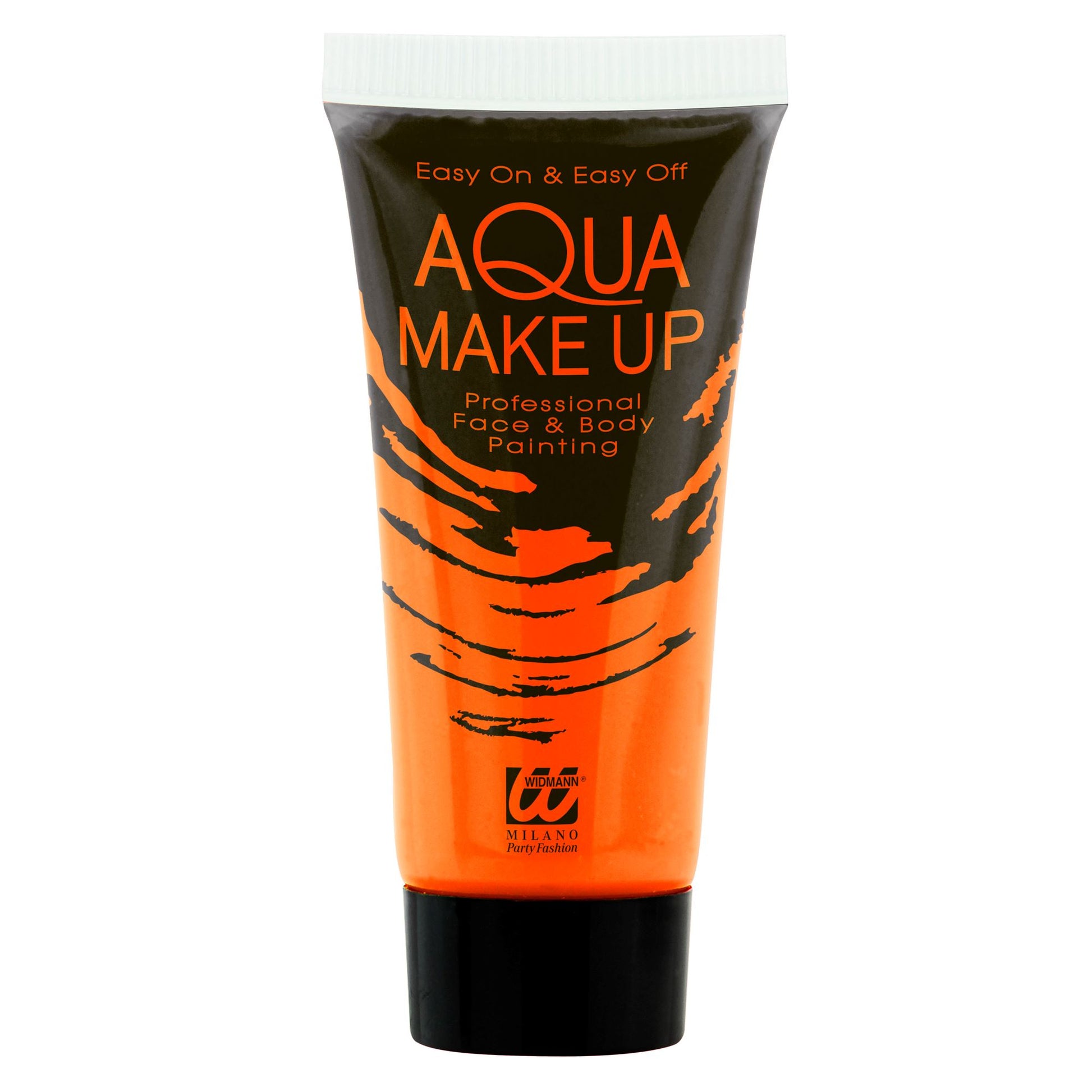 "NEON ORANGENES AQUA MAKE UP IN TUBE" 30 ml – Detailansicht