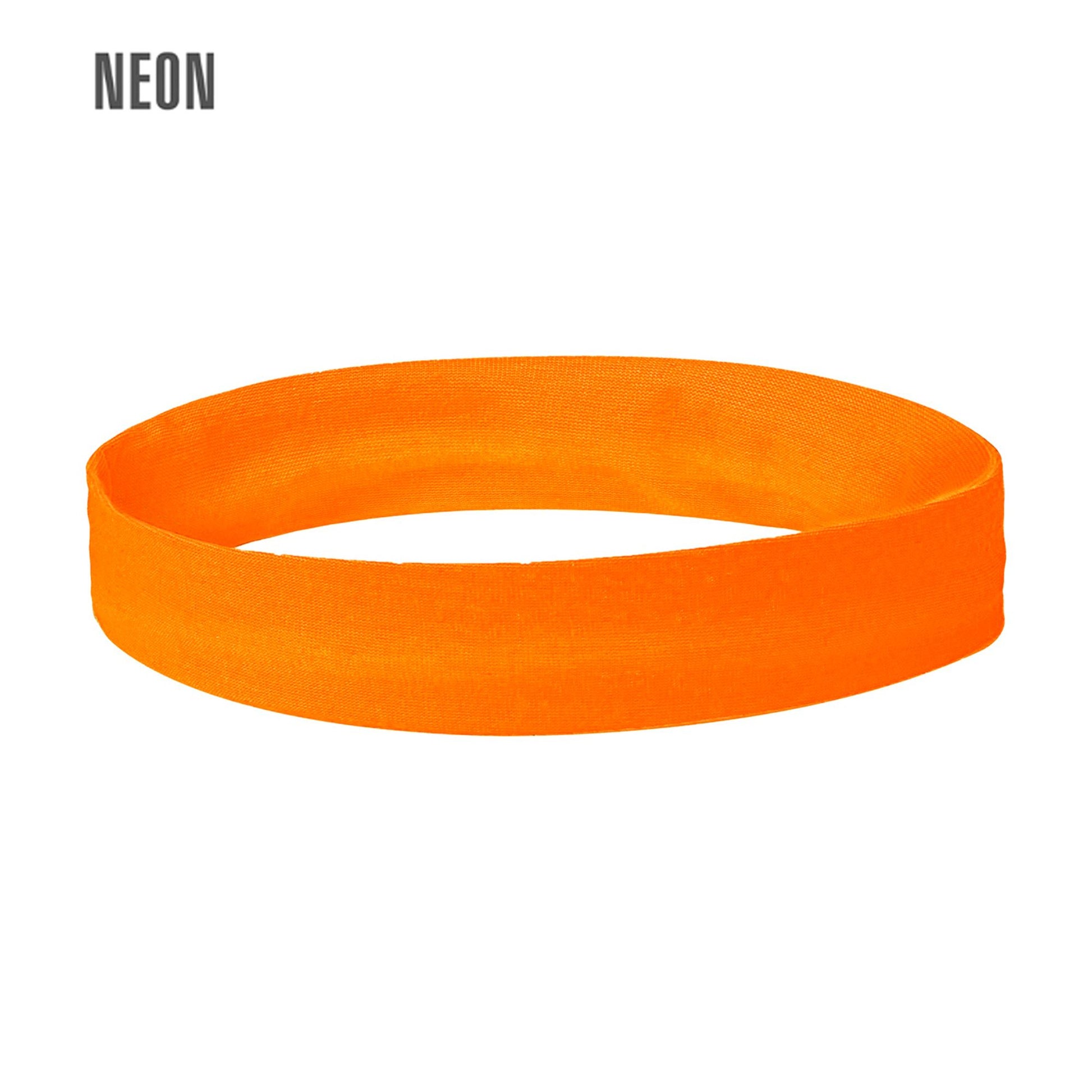 "NEON ORANGENES STIRNBAND" – Vorderansicht