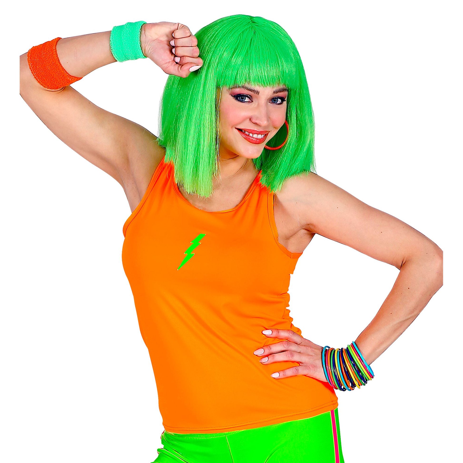 "NEON ORANGENES TANK TOP" – Vorderansicht