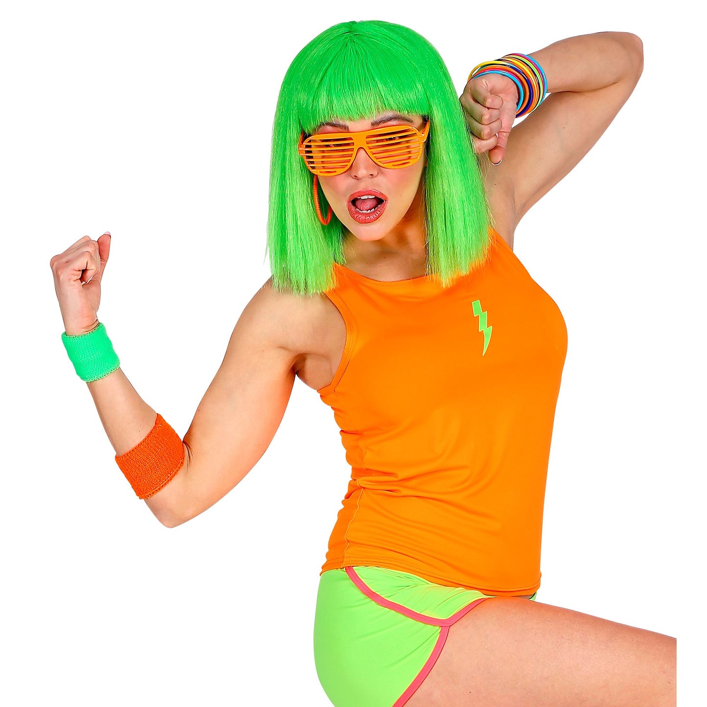 "NEON ORANGENES TANK TOP" – Detailansicht