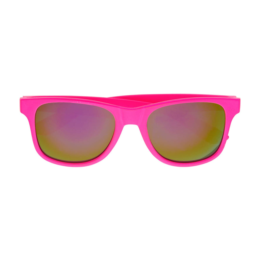"NEON PINKE 80er JAHRE BRILLE MIT GLÄSERN REVO" – Detailansicht