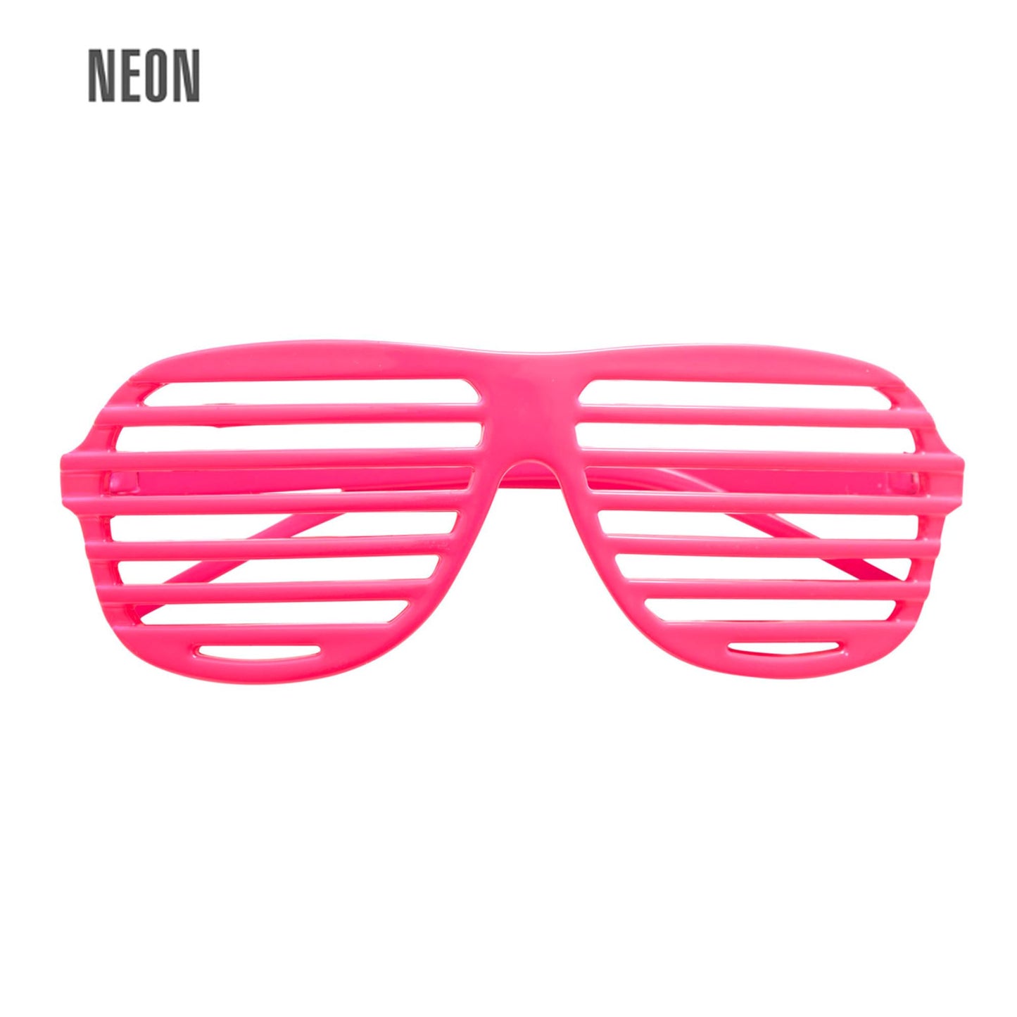 "NEON PINKE ATZENBRILLE" – Vorderansicht