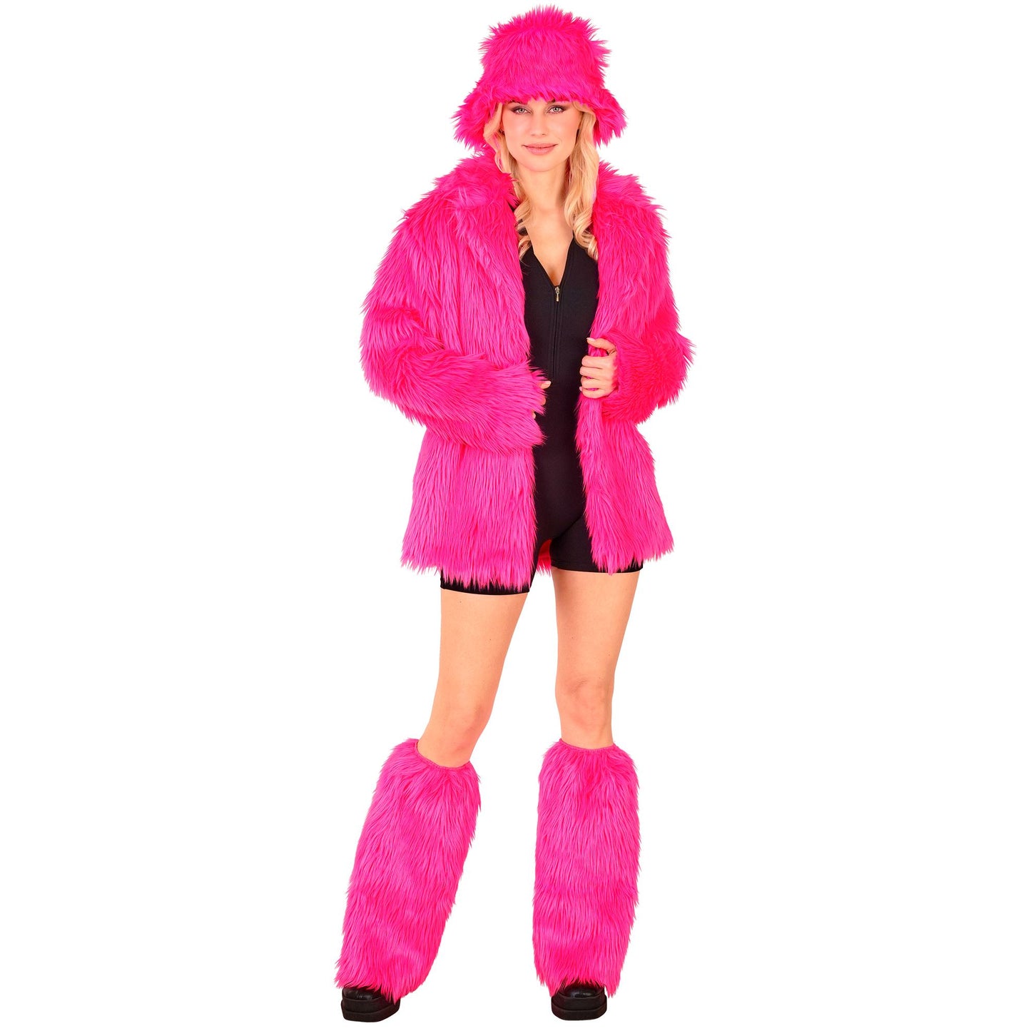 "NEON PINKE PLÜSCH BEINSTULPEN" – Ansicht 3