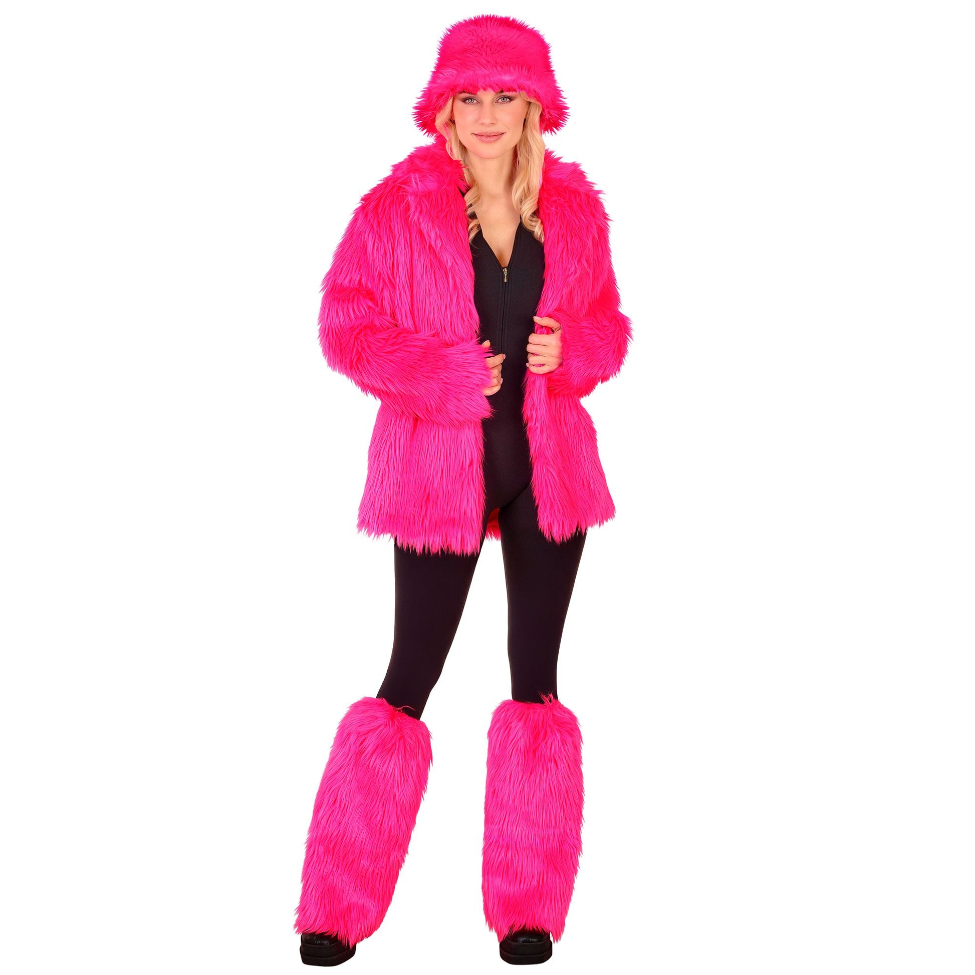 "NEON PINKE PLÜSCH BEINSTULPEN" – Ansicht 4