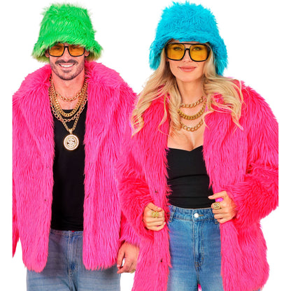 "NEON PINKE PLÜSCHJACKE" – Ansicht 9