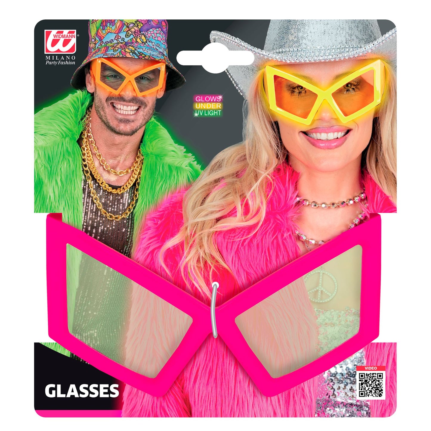 "NEON PINKE RIESENBRILLE" – Ansicht 3