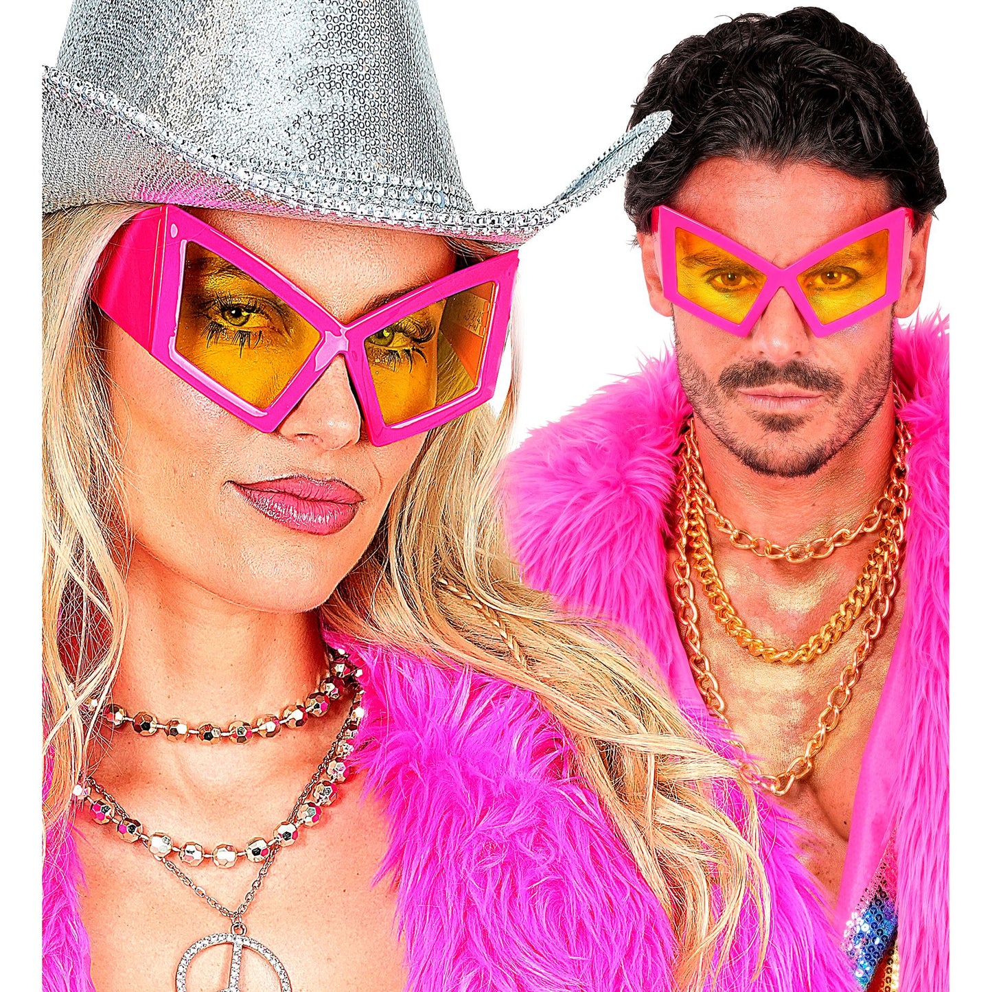 "NEON PINKE RIESENBRILLE" – Ansicht 4