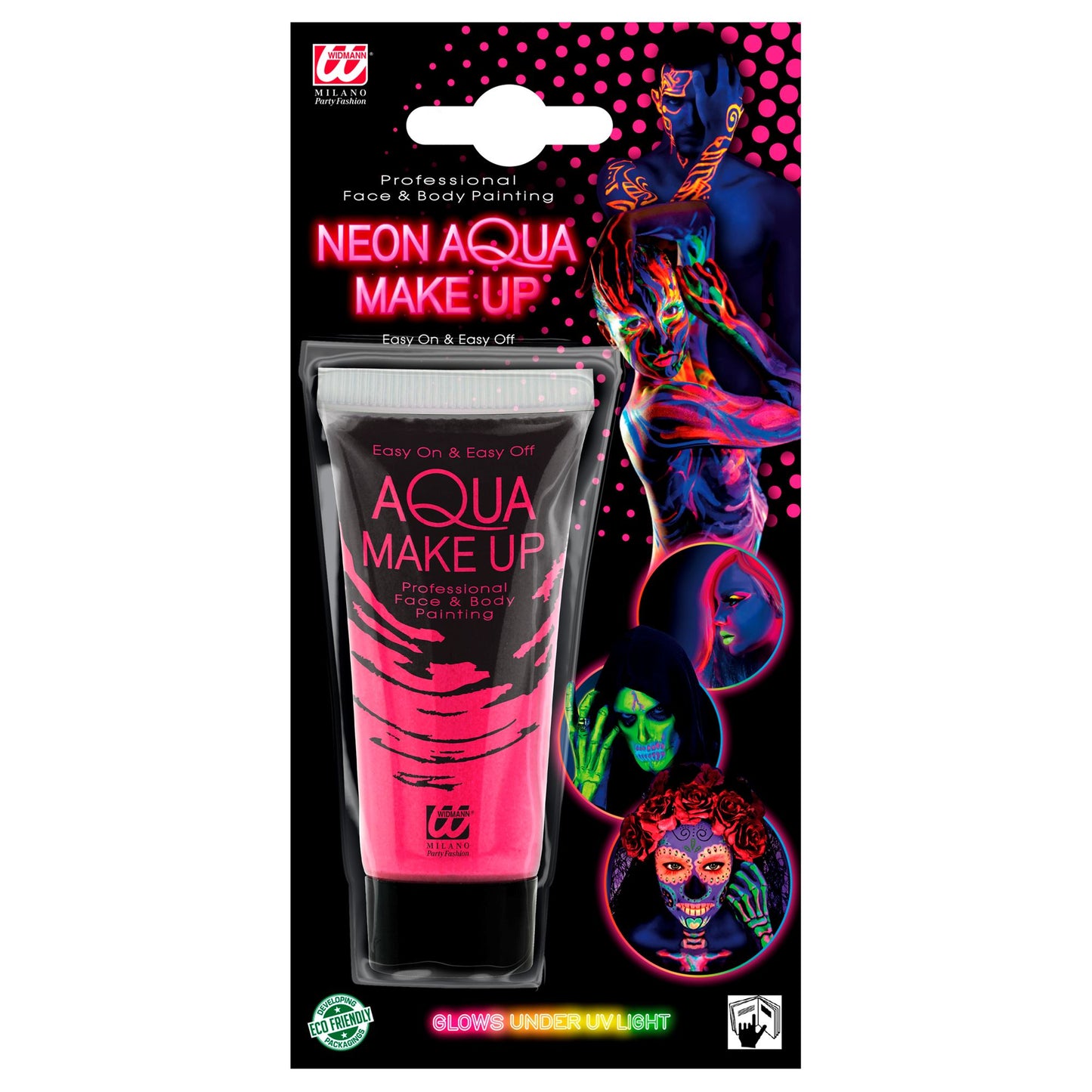 "NEON PINKES AQUA MAKE UP IN TUBE" 30 ml – Vorderansicht