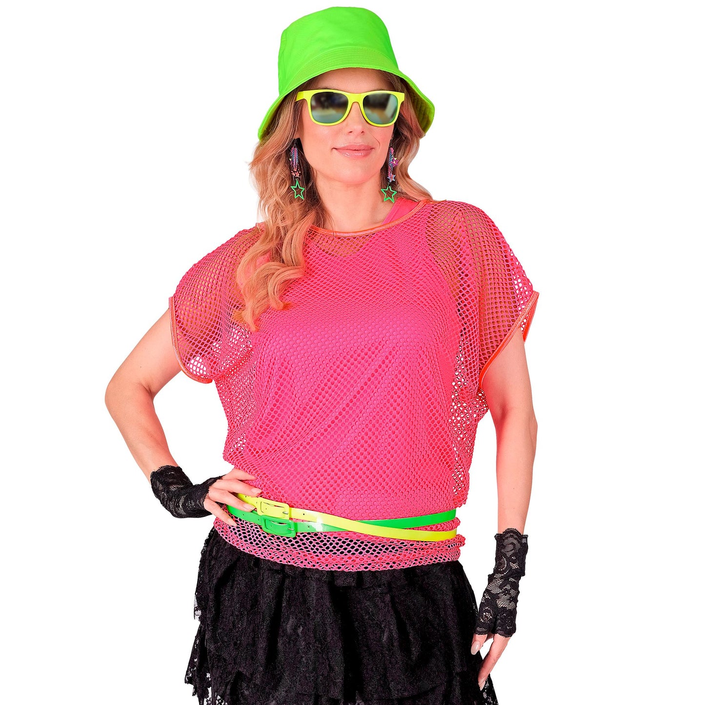 "NEON PINKES NETZSHIRT" – Ansicht 3