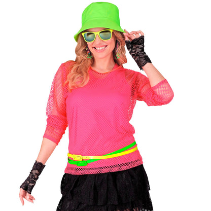 "NEON PINKES NETZSHIRT" – Ansicht 3
