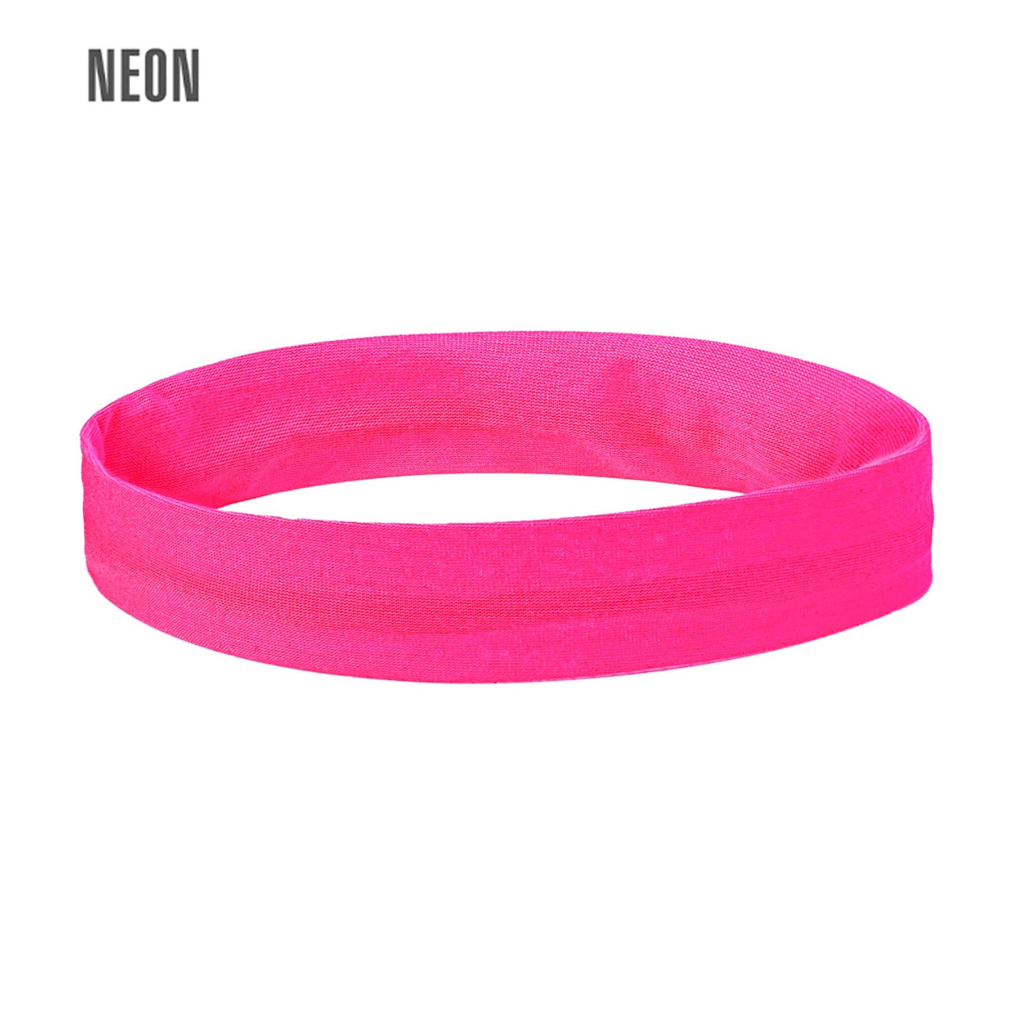 "NEON PINKES STIRNBAND" – Vorderansicht