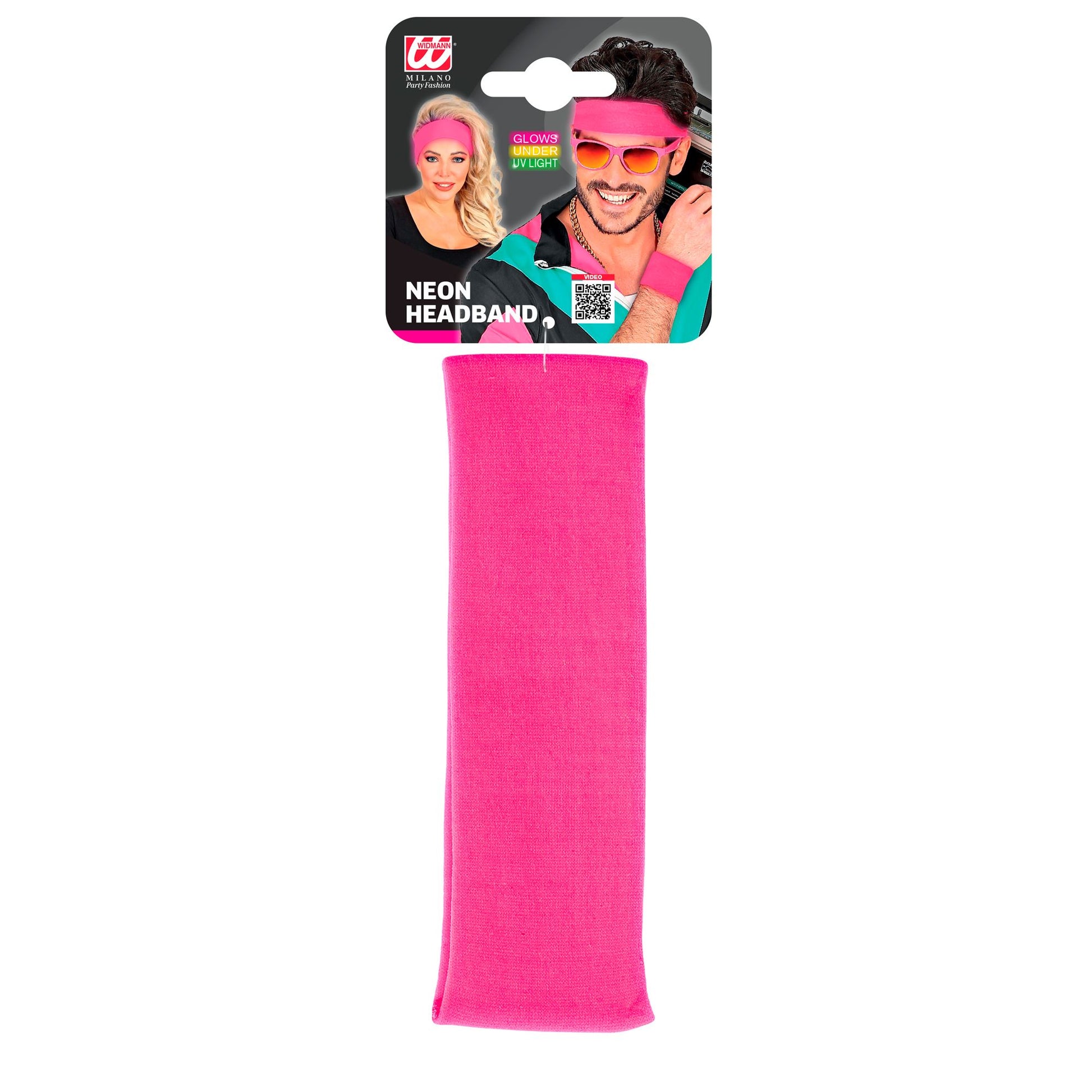 "NEON PINKES STIRNBAND" – Ansicht 3