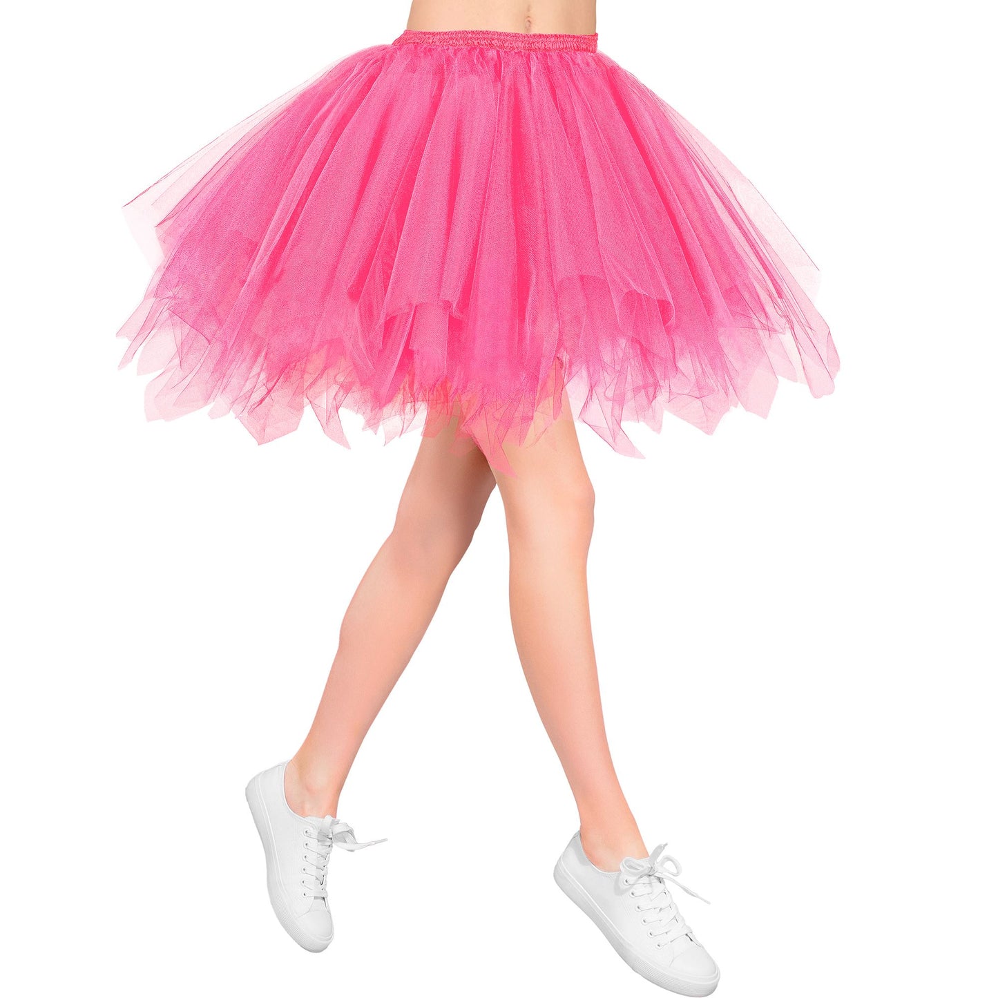 "NEON PINKES TUTU" mit Innentasche für LED-Lichter – Ansicht 3