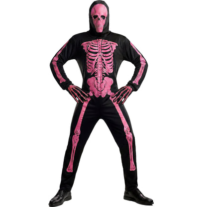 "NEON SKELETT" sort. in 3 Farben (Kostüm, Maske) – Ansicht 4