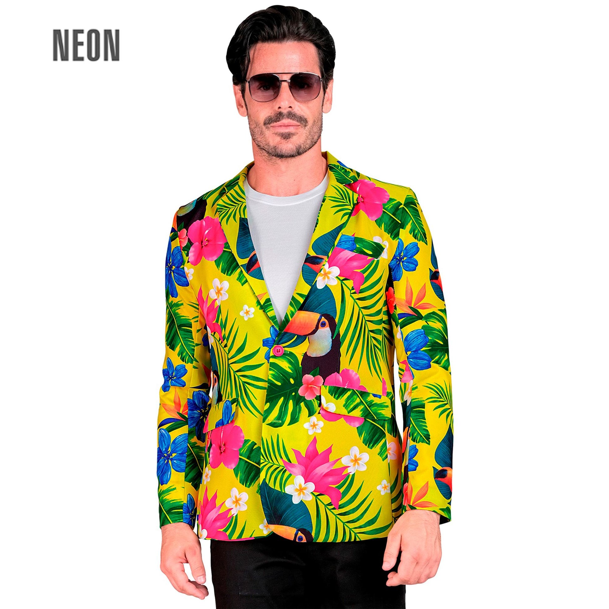 "NEON TROPICANA PARTY FASHION JACKETT" (Jackett) – Vorderansicht