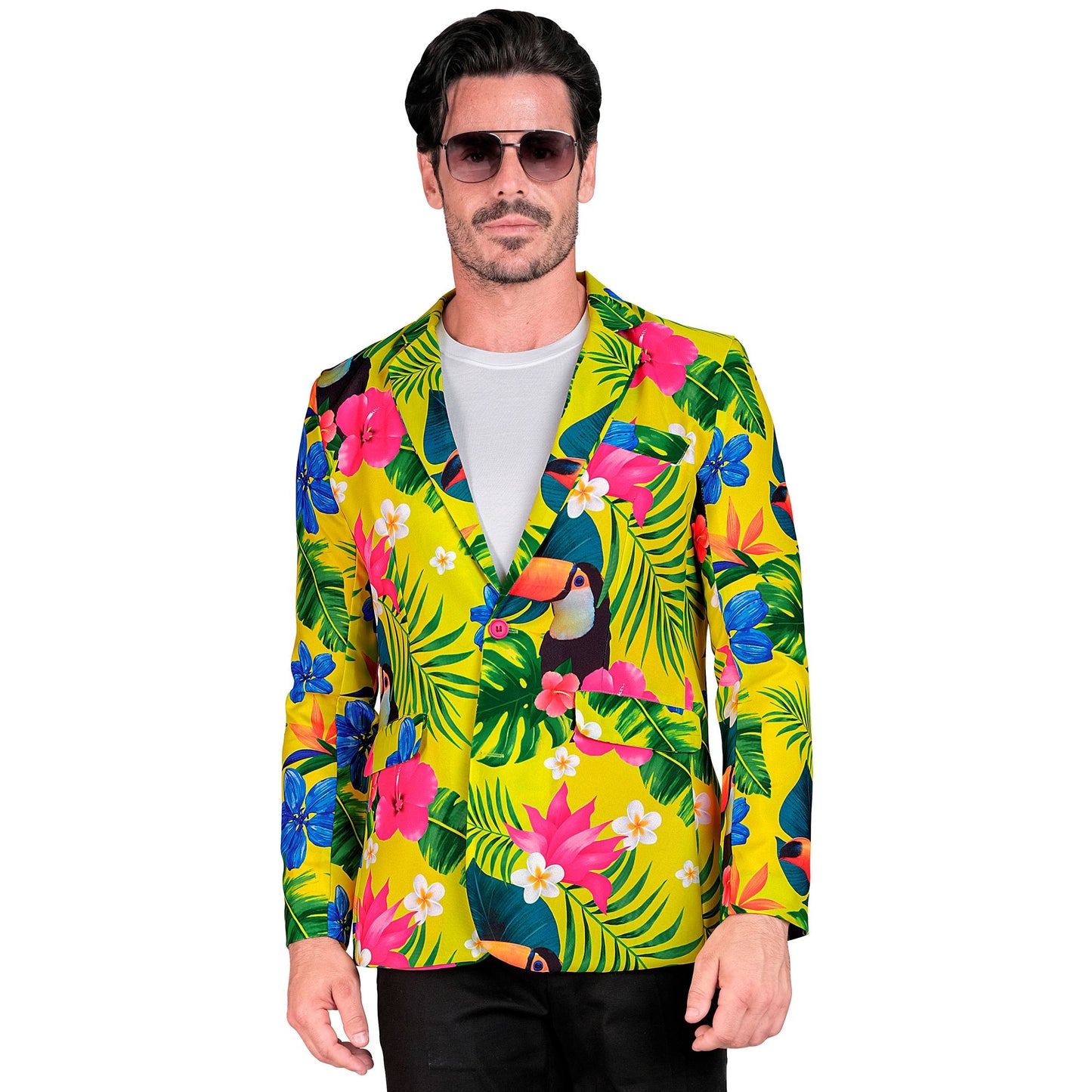 "NEON TROPICANA PARTY FASHION JACKETT" (Jackett) – Detailansicht