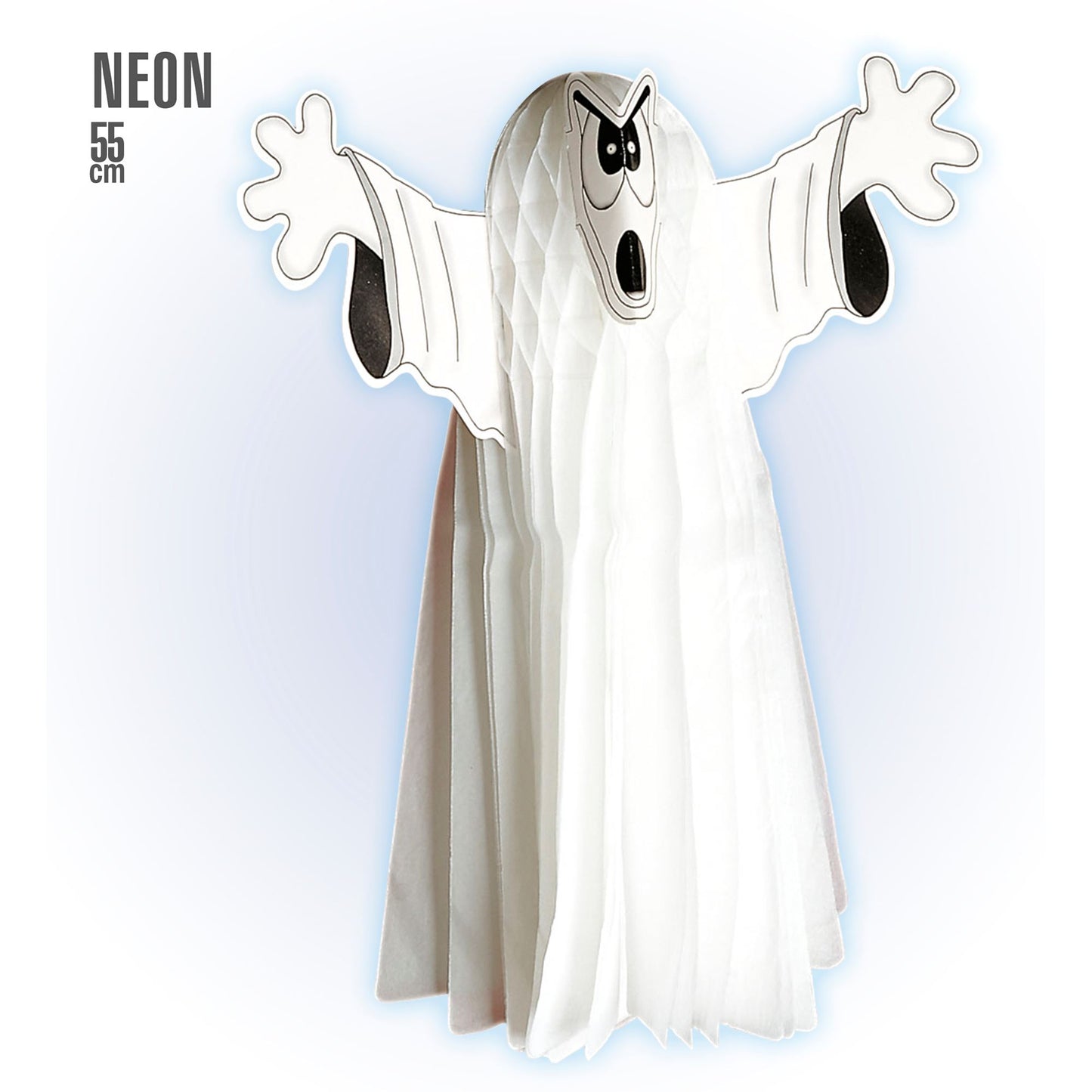 "NEONGESPENST HONIGWABE" 55 cm – Vorderansicht