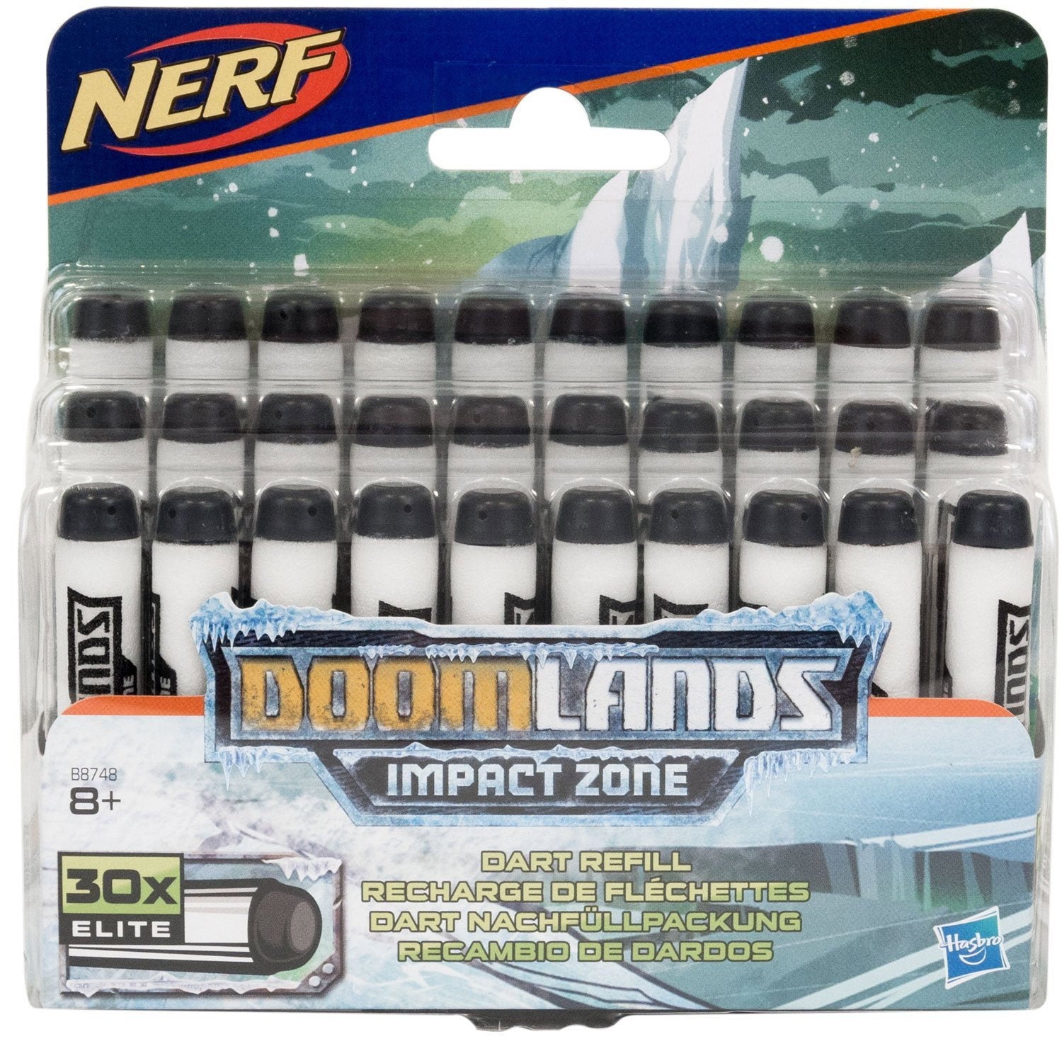 Nerf Setzen, Nerf, DoomLands Impact Zone, Nachfüllen, Darts, Für Jungen, 8+ jahre, 30 stk Regular