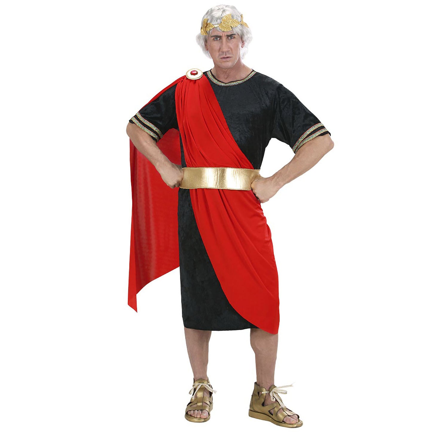 "NERO" (Tunika, Gürtel, Lorbeerkranz) – Vorderansicht