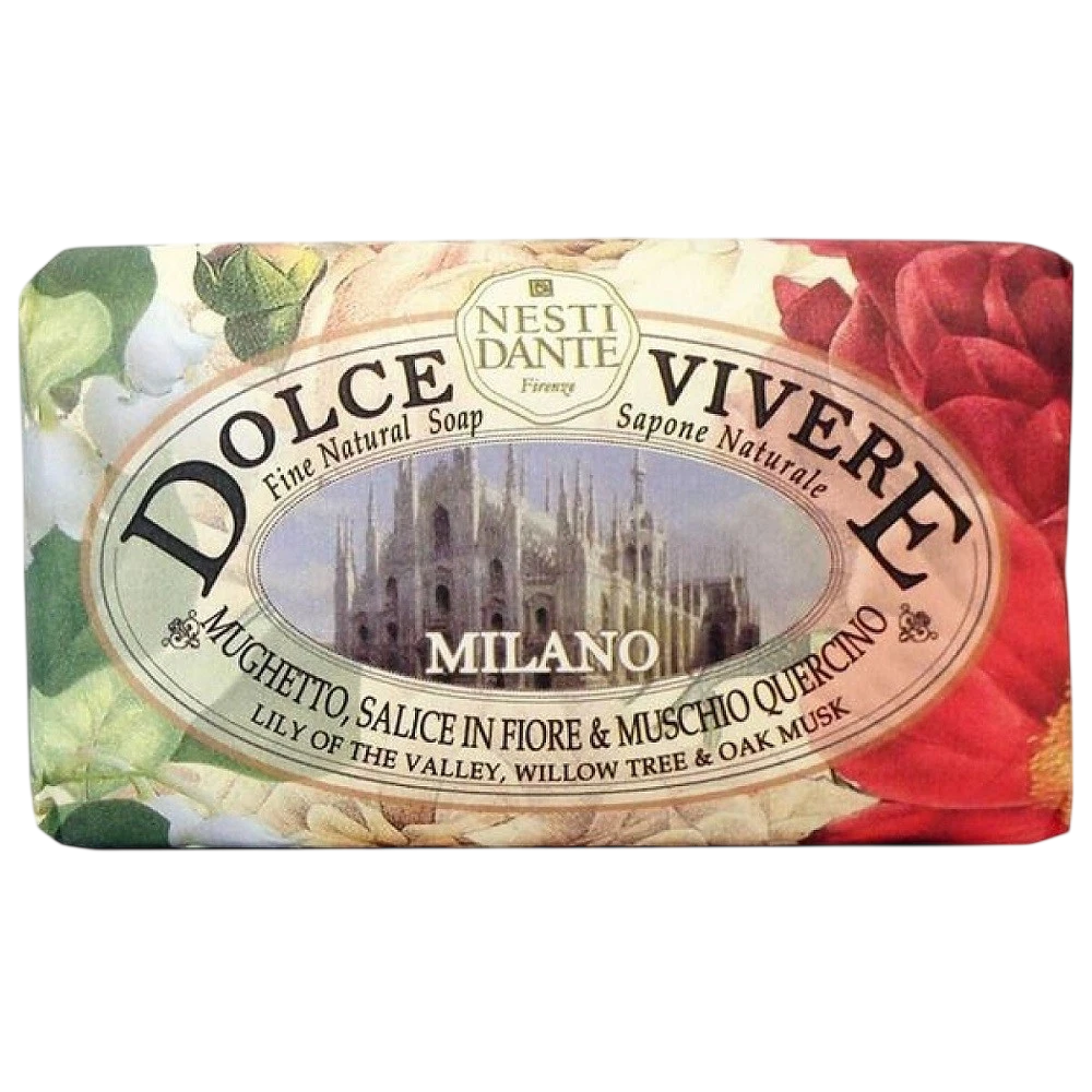 Nesti Dante, Dolce Vivere Milano, Reinigung und Hydratisierung, Duftende Seifenstück, 250 g