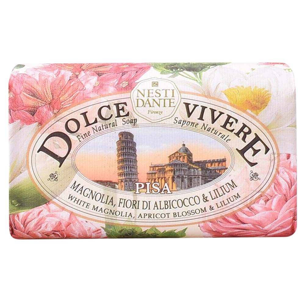 Nesti Dante, Dolce Vivere Pisa, Hydrating & Cleansing & Nourishing, Floral, Duftende Seifenstück, Körper, 250 g