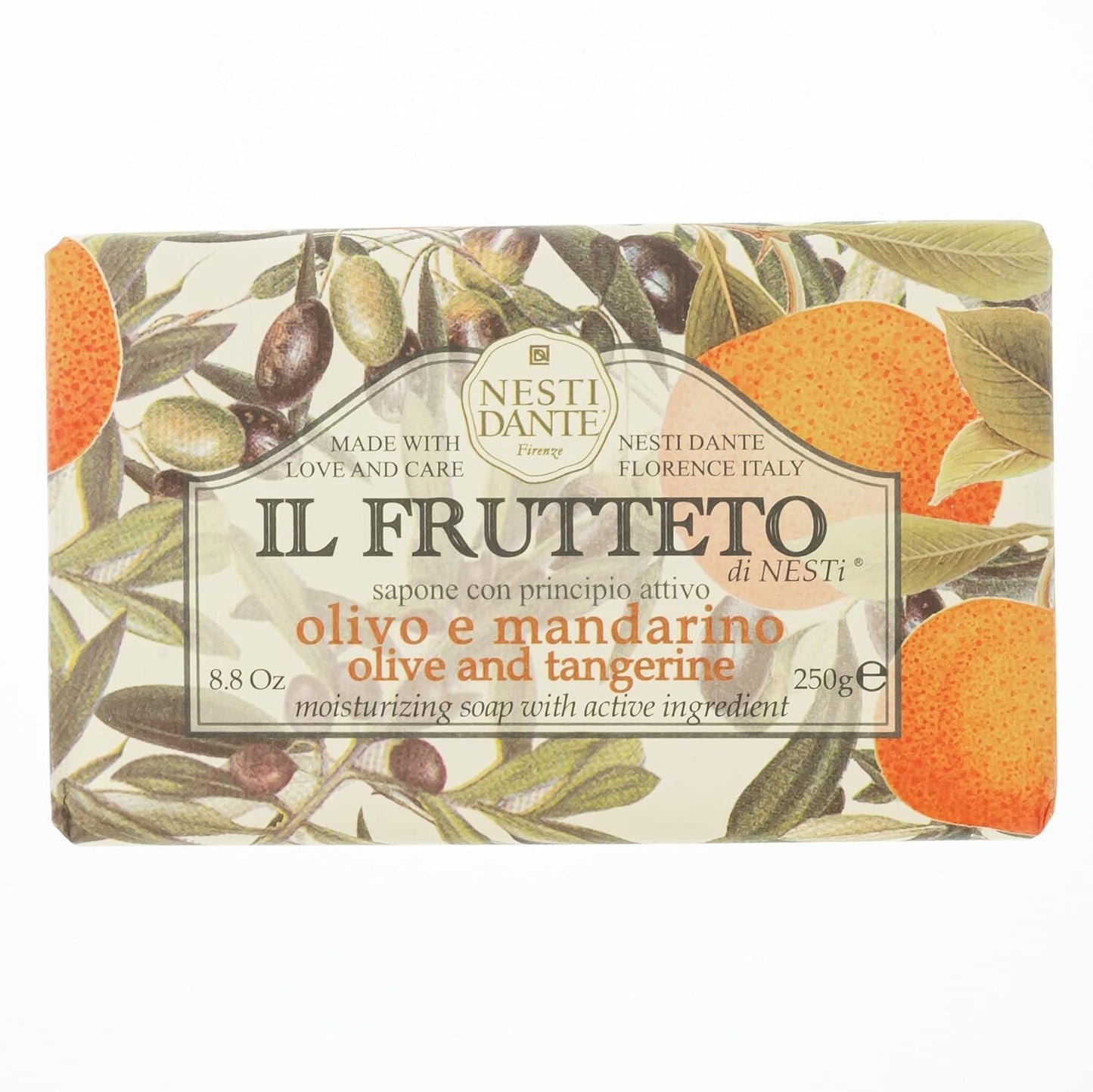 Nesti Dante, Il Frutteto, Olive & Tangerine, Seifenstück, 250 g