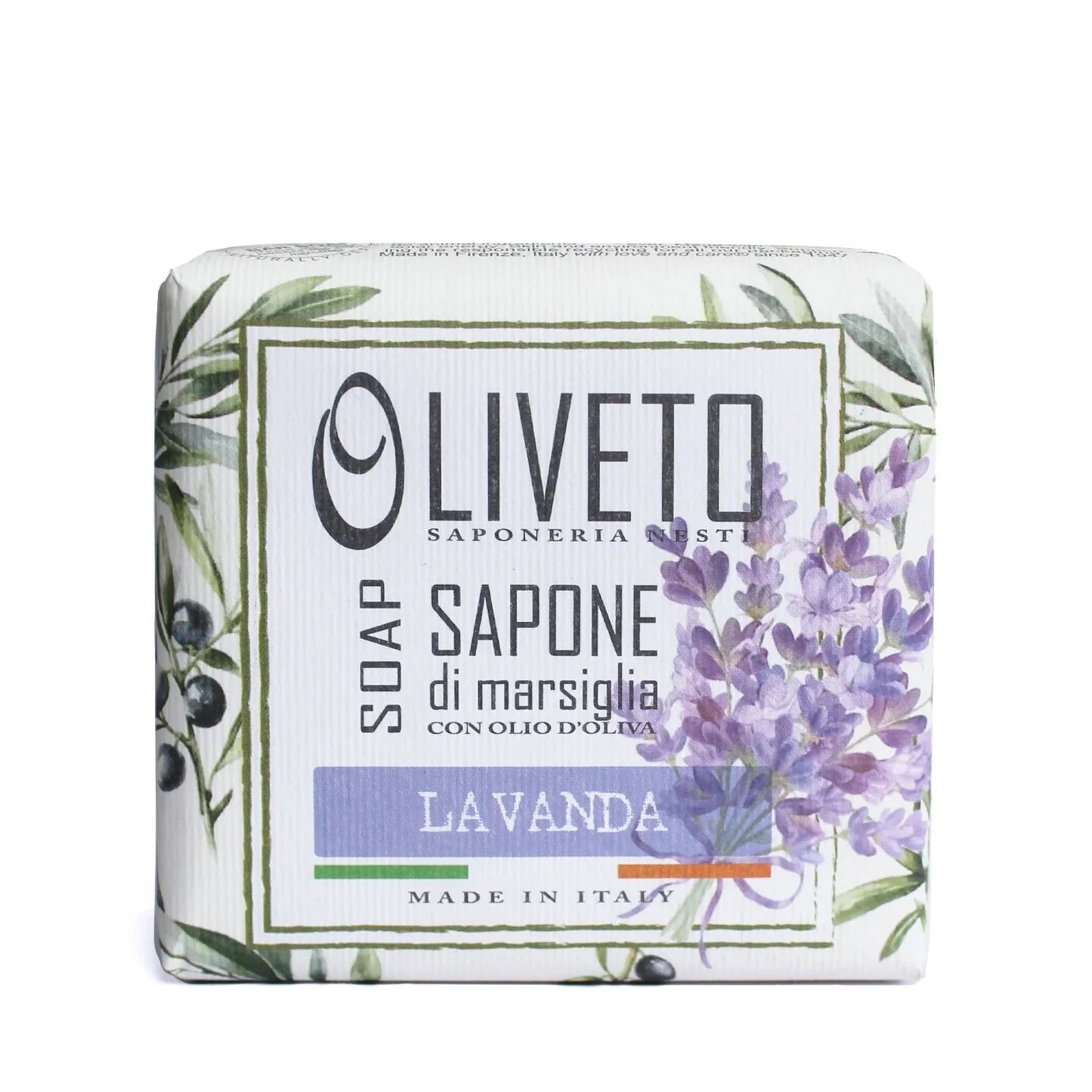 Nesti Dante, Oliveto Lavanda, Reinigung und Hydratisierung, Duftende Seifenstück, 200 g