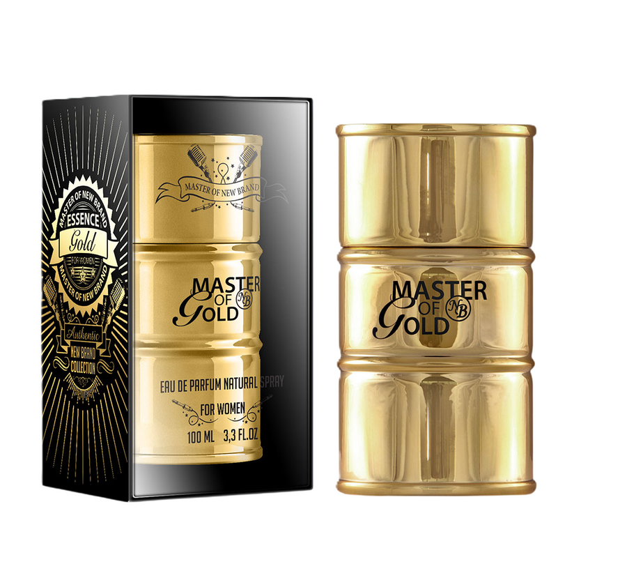 New Brand Master Gold Eau de Parfum für Frauen 100 ml