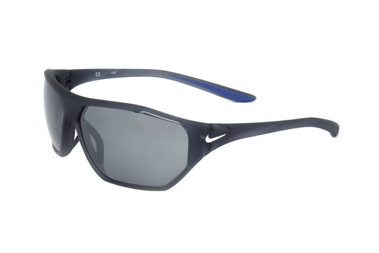 NIKE SUNGLASSES AERO DRIFT MATTE DARK GREY SILVER - Nike Max Optics lenses DQ0811_021 65-14-140 Sonnenbrille Silber