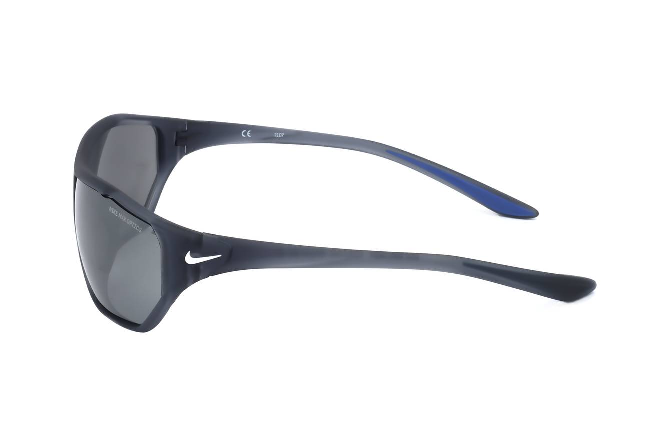 NIKE SUNGLASSES AERO DRIFT MATTE DARK GREY SILVER - Nike Max Optics lenses DQ0811_021 65-14-140 Sonnenbrille Silber ansicht-2