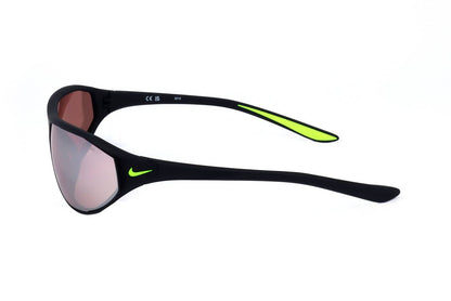 NIKE SUNGLASSES AERO SWIFT MATTE BLACK ROAD CHROME E_ DQ0992-012 65-12-140 Sonnenbrille Schwarz ansicht-2