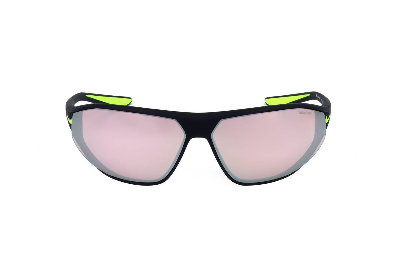 NIKE SUNGLASSES AERO SWIFT MATTE BLACK ROAD CHROME E_ DQ0992-012 65-12-140 Sonnenbrille Schwarz ansicht-3