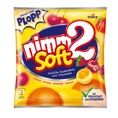 Nimm2 Soft Gefüllte Fruchtkaubonbons mit Vitaminen 116g
