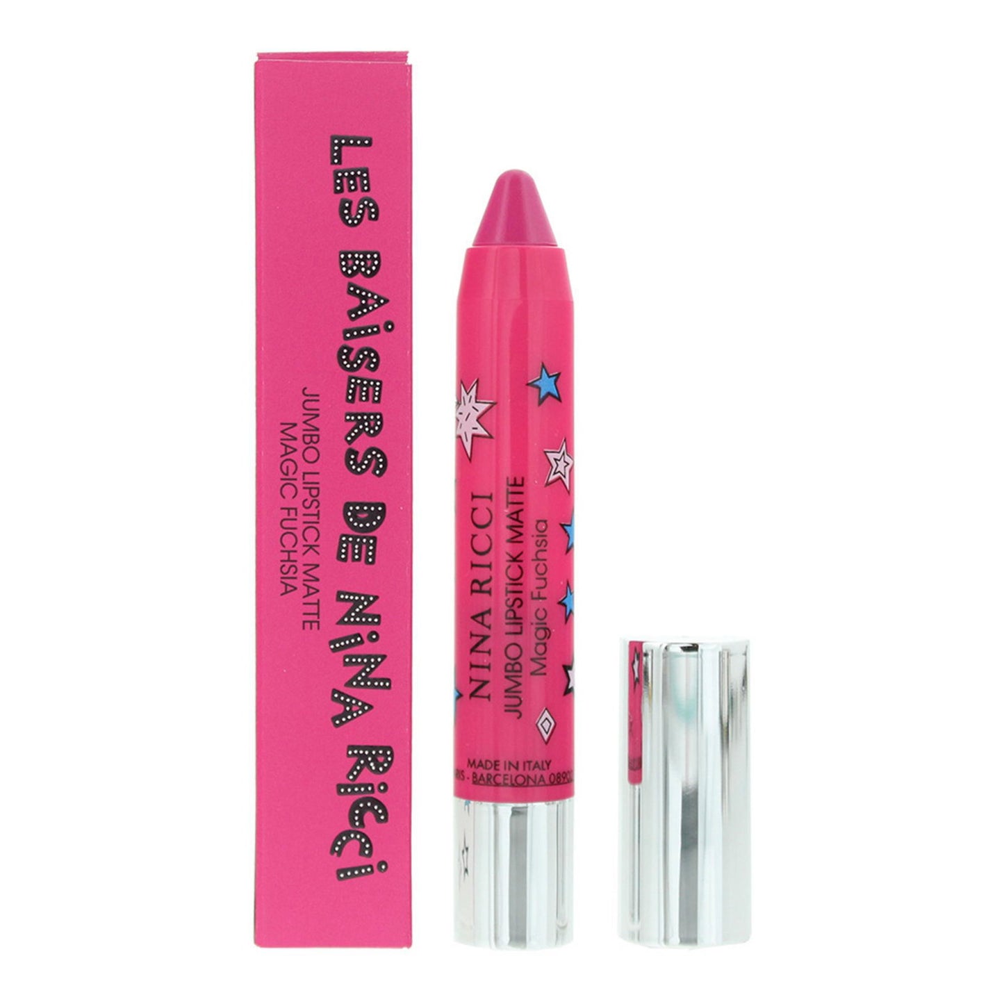 Nina Ricci Nina Ricci, Jumbo Lipstick Matte, Creme-Lippenstift, Magisches Fuchsia, 2.5 g *Tester