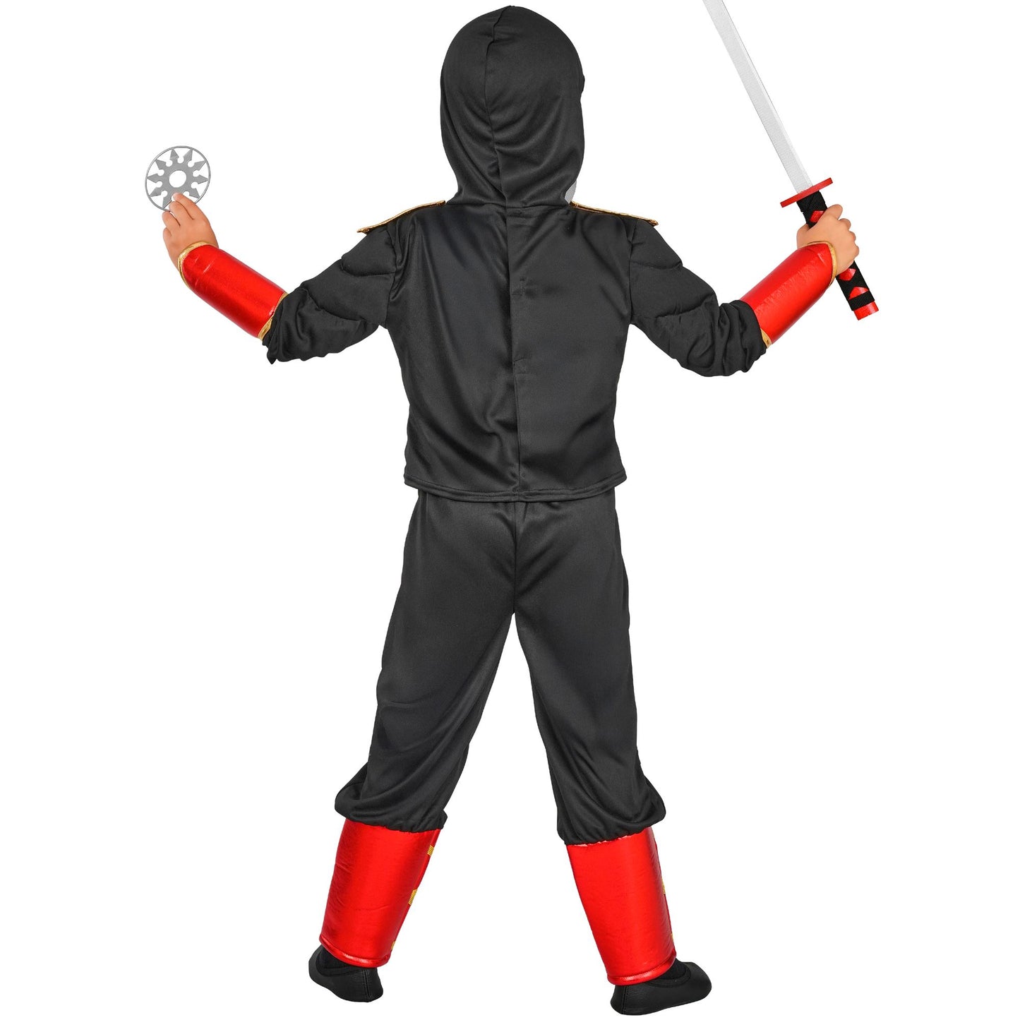 "NINJA" (Oberrteil mit Kapuze und Rüstung, Hose, Maske) – Ansicht 4