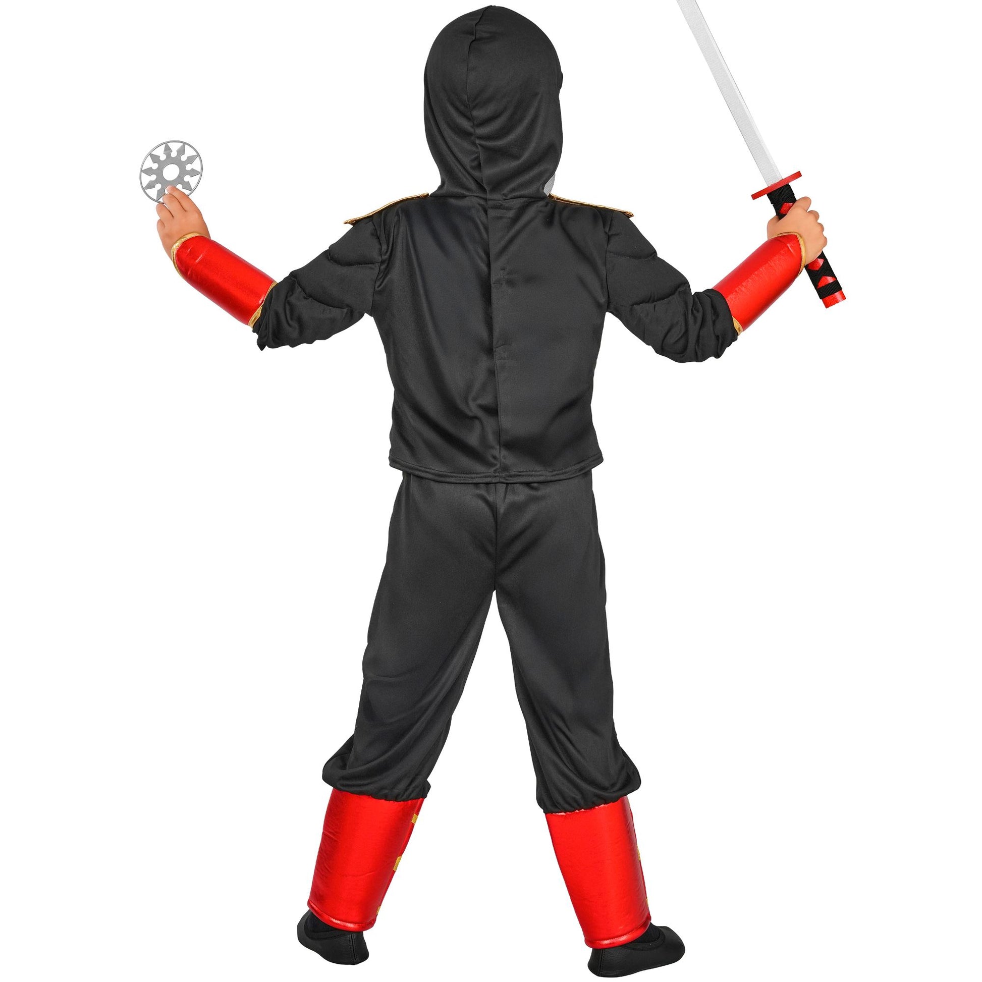 "NINJA" (Oberrteil mit Kapuze und Rüstung, Hose, Maske) – Ansicht 4